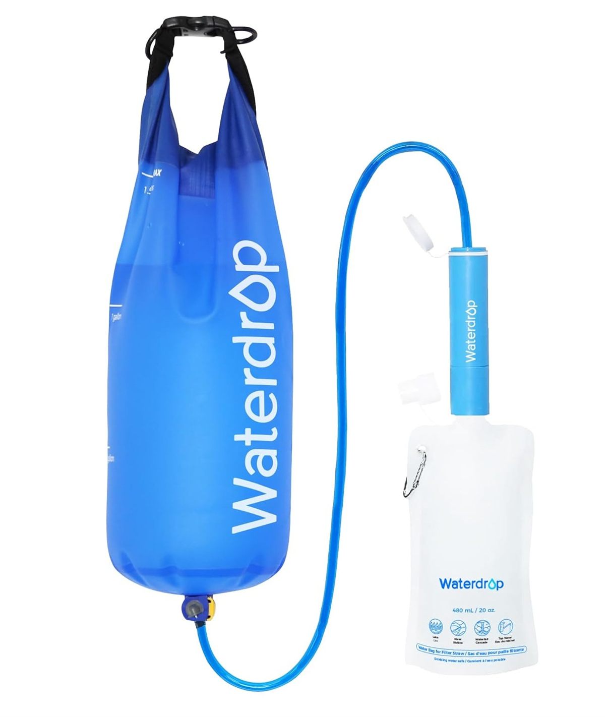 Best Emergency Water Filter 2026 - Gravity Water Filtration System Gravity-fed water filter for emergency water purification