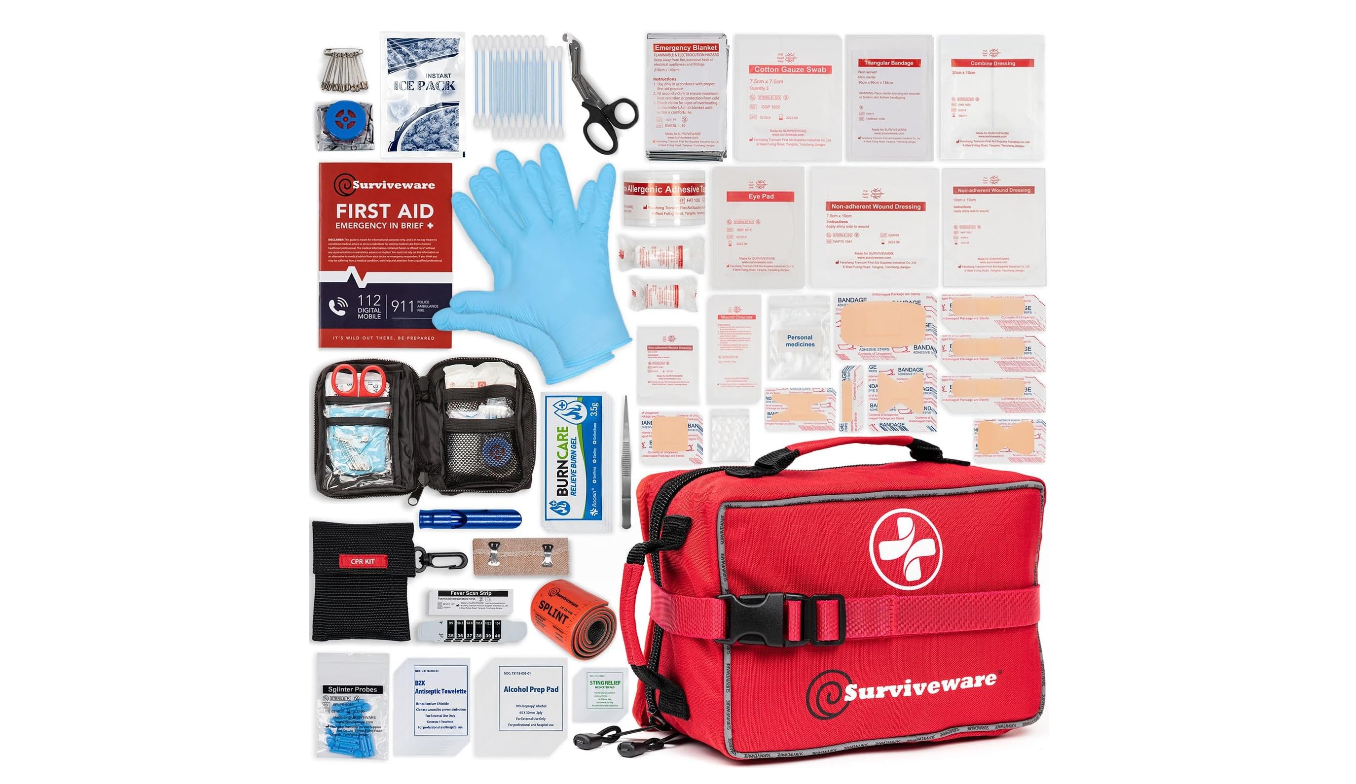 Best Trauma Kits and IFAKs for Preppers - SurvivalStockUp Trauma Kit IFAK Emergency First Aid - SurvivalStockUp